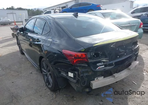 2018 Acura Tlx Tech A-Spec Pkgs z USA, uszkodzony, nr VIN 19UUB3F61JA004872